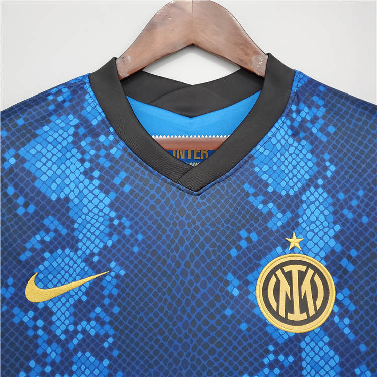 Inter Milan 21-22 Home Blue Soccer Jersey Football Shirt - Click Image to Close